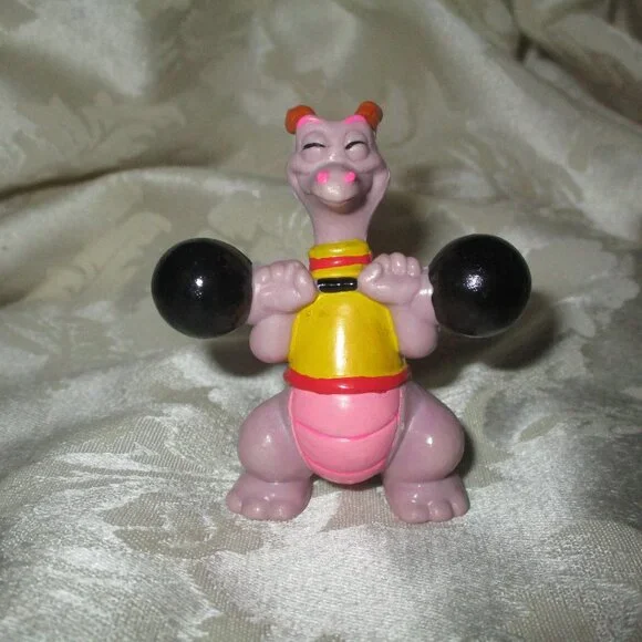 4 Rare Vintage 1982 Disney Epcot Figment Dragon PVC Figure2